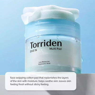 Torriden Dive-in Low Molecule Hyaluronic Acid Multi Pad 80ea