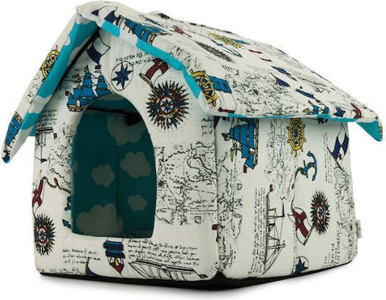 Căsuță pentru Câine Pentru Interior Alb 35x33x38cm