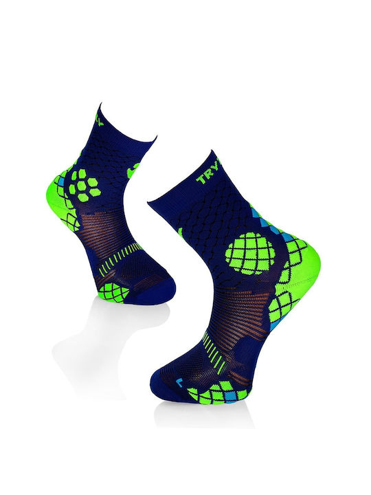 Try to Fly Socks Blue Yellow