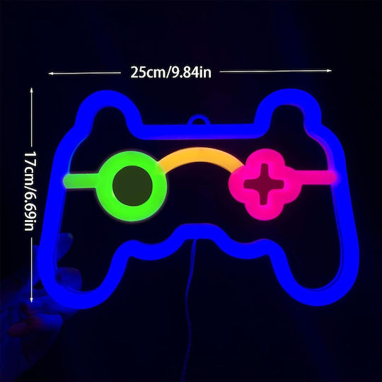 Gaming Controller Декоративна Лампа Многоцветен