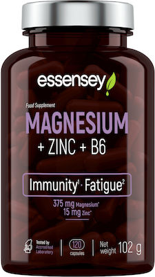 Essensey Nutrition Magnesium Zinc B6 (120 Caps)