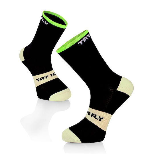 Try to Fly Cycling Socks Multicolored