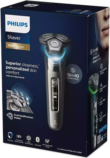 Philips Series 9000 S9974/35 Περιστρεφόμενη Ξυριστική Μηχανή Προσώπου Επαναφορτιζόμενη