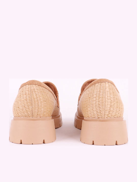 Women's Moccasins in Brown Color