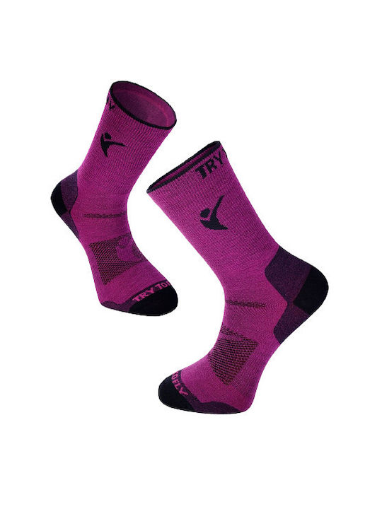 Try to Fly Чорапи Fuchsia