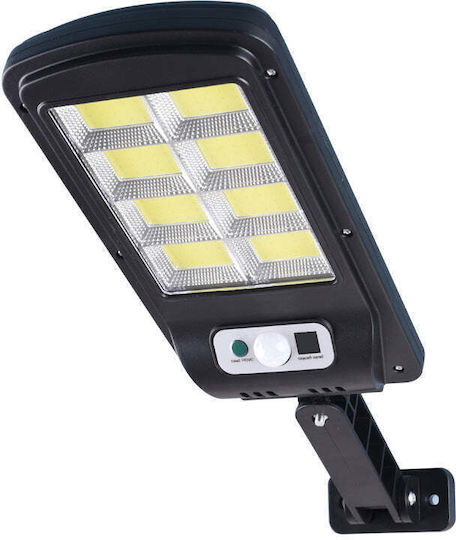 Lampă Solară Stradală cu Senzor de Mișcare, Fotocelulă și Telecomandă IP65