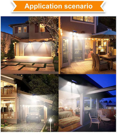 Straßen-Solarleuchte 120W mit Bewegungssensor, Fotokontakt und Fernbedienung IP67