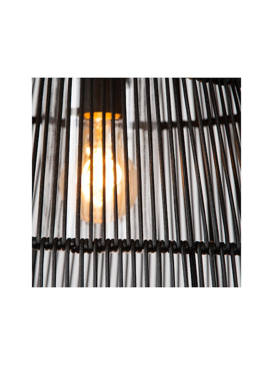 Lucide Lightning Adjustable Pendant Light Black with Socket E27