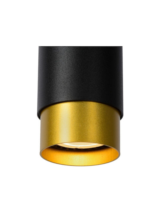 Lucide Lightning Hängelampe Schwarz mit Fassung GU10