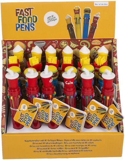 ArteLibre Fast Food Στυλό Ballpoint Πολλαπλών Χρωμάτων (Διάφορα Σχέδια)