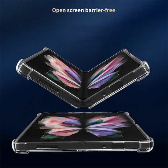 Sonique Anti Shock Umschlag Rückseite Silikon Transparent (Galaxy Z Fold5)