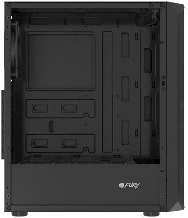 Natec Fury Shobo SH4F Gaming Midi Tower Computer Case with Side Window Black