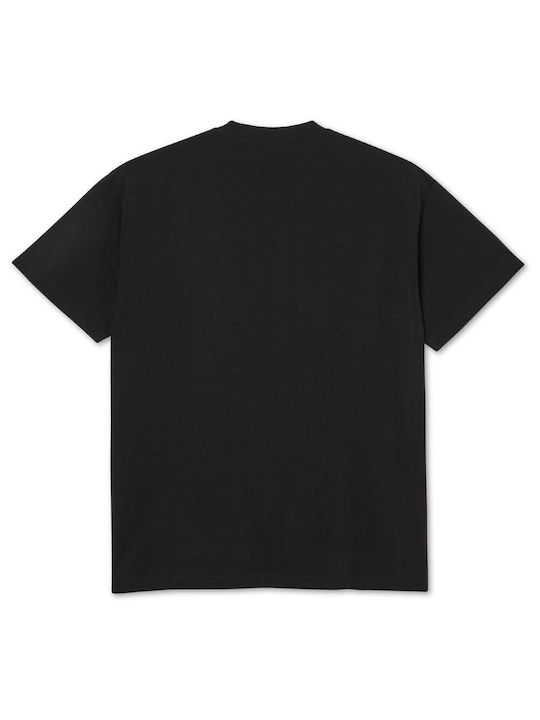 Polar T-shirt Bărbătesc cu Mânecă Scurtă Negru