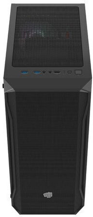 Natec Fury Shobo SH4 RGB Gaming Midi Tower Κουτί Υπολογιστή με Πλαϊνό Παράθυρο Μαύρο