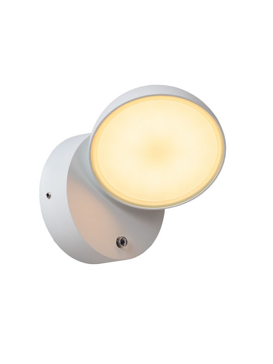Lucide Lightning Wall-Mounted Outdoor Light LED IP54 12W with Warm White Light