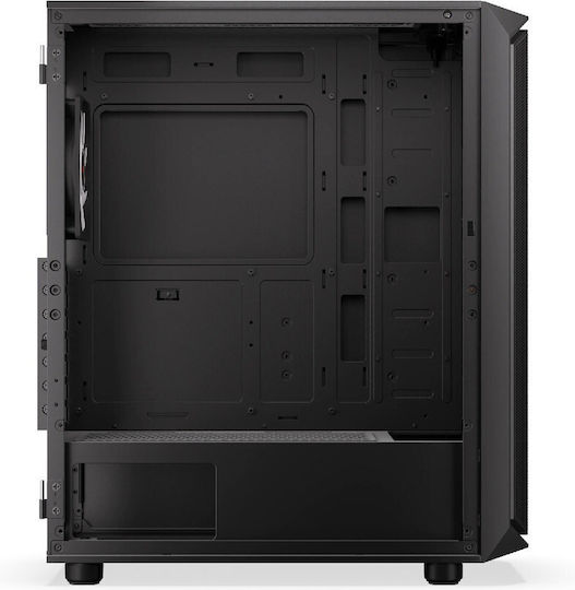 Krux Orona Gaming Midi-Turm Computergehäuse mit Seitenfenster Schwarz
