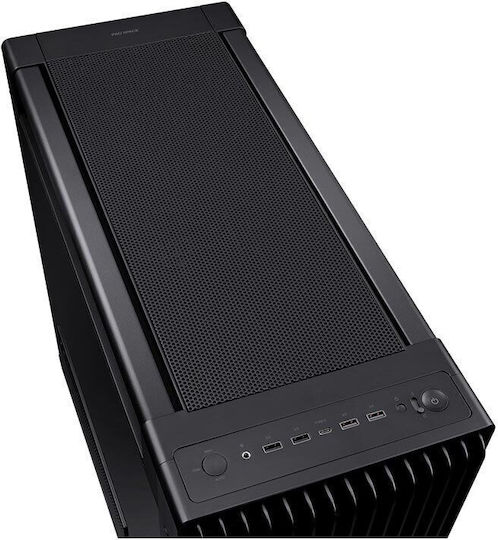 Asus ProArt PA602 Gaming Midi Tower Computer Case with Side Window Black