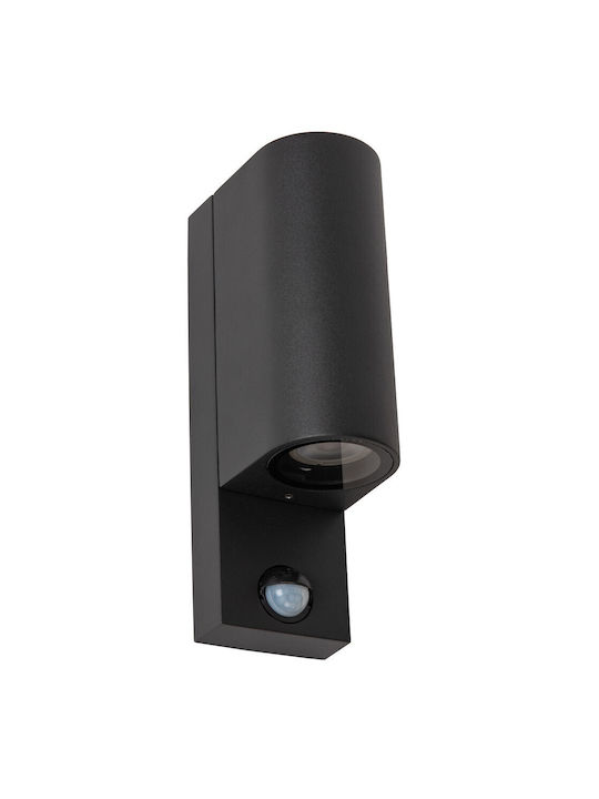 Lucide Lightning Στεγανό Επιτοίχιο Εξωτερικό Φωτιστικό Μαύρο Lucide Lightning Στεγανό Επιτοίχιο Εξωτερικό Φωτιστικό Μαύρο