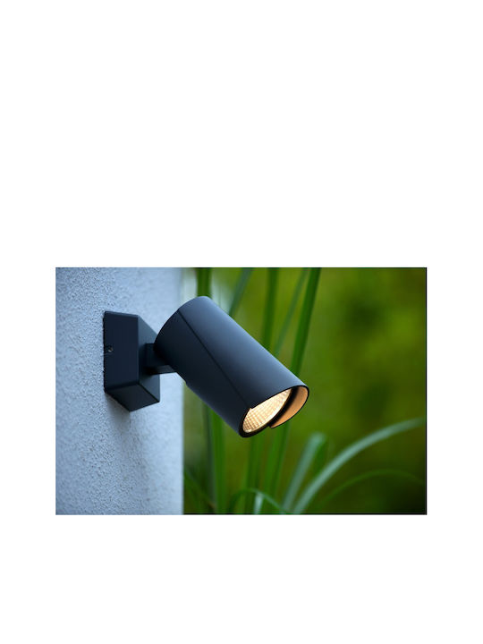 Lucide Lightning Wandmontierte Außenleuchte LED IP65 12W mit Warmweiß Licht