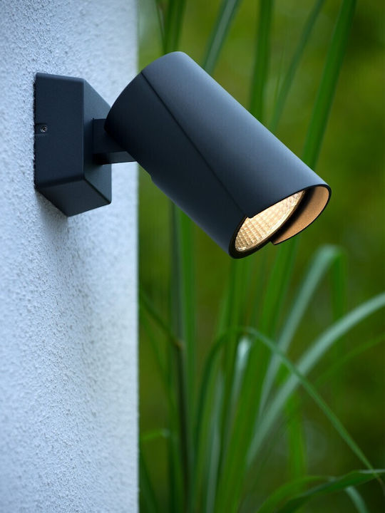 Lucide Lightning Wandmontierte Außenleuchte LED IP65 12W mit Warmweiß Licht