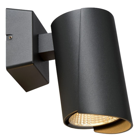 Lucide Lightning Стенно Външно Осветително Тяло LED IP65 12W с Топло бяло Светлина