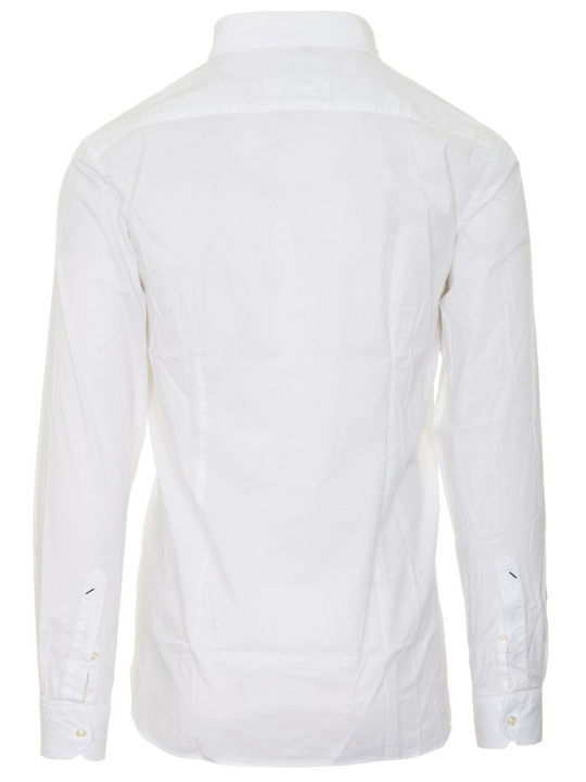 U.S. Polo Assn. Men's Shirt Long Sleeve Cotton White