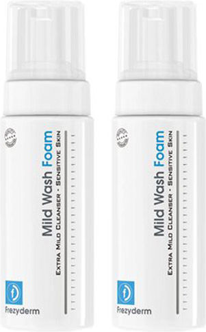 Frezyderm Mild Wash Foam Cleansing Face for Acne-Prone Skin ( 2x150ml) 300ml