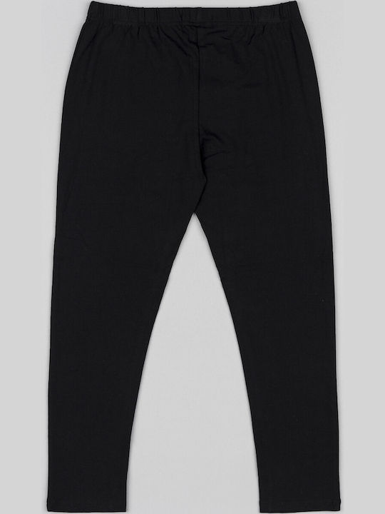 Losan Women's Cotton Trousers in Regular Fit Black