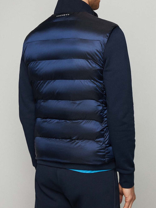 Hackett Ärmellos Herren Winter Jacke Lässig Navy