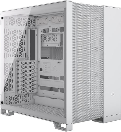 Corsair 6500D Airflow Gaming Midi Tower Κουτί Υπολογιστή με Πλαϊνό Παράθυρο Λευκό