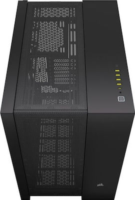 Corsair 6500D Airflow Gaming Midi Tower Κουτί Υπολογιστή με Πλαϊνό Παράθυρο Μαύρο