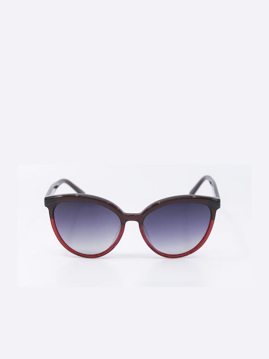 Monte Como Sunglasses with Red Frame SRS1007 C3