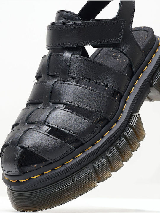 Ricki Sandale Din Piele Pentru Femei Negre