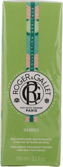 Roger & Gallet Shiso Wohlbefinden Duftwasser Naturspray 100 ml