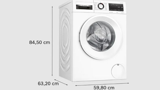 Bosch Πλυντήριο Ρούχων 9kg με Τεχνολογία Ατμού 1400 Στροφών AntiStain WGG244ZHGR