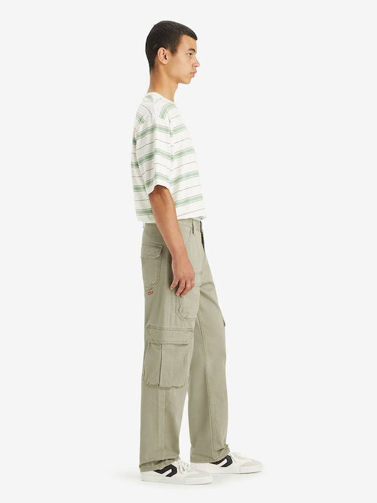 Trousers Cargo in Loose Fit Green
