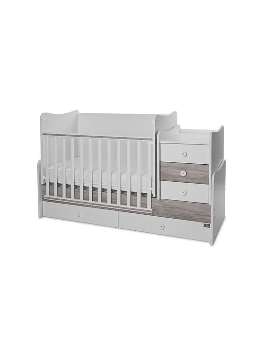 Lorelli Бебешко Креватче Maxi Plus Бял за Матрак 62x160см
