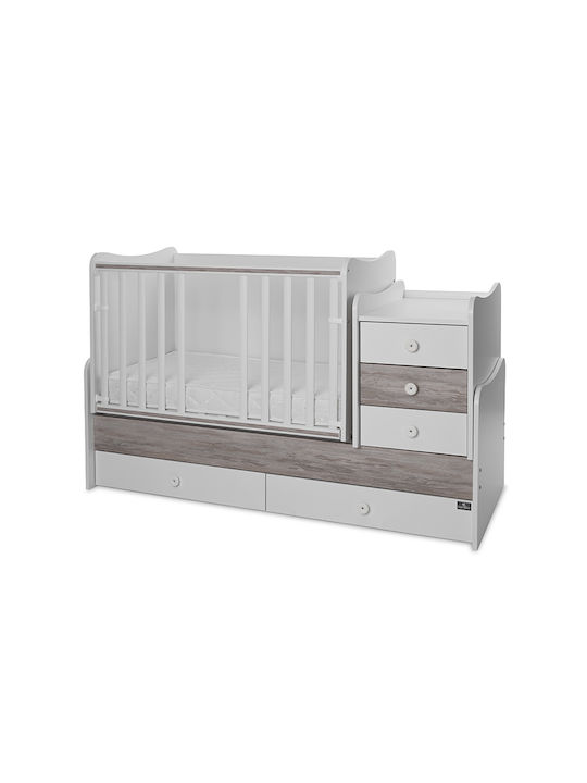 Lorelli Бебешко Креватче Maxi Plus Бял за Матрак 62x160см