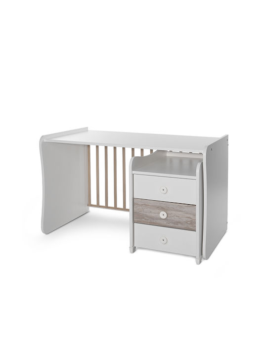 Lorelli Бебешко Креватче Maxi Plus Бял за Матрак 62x160см