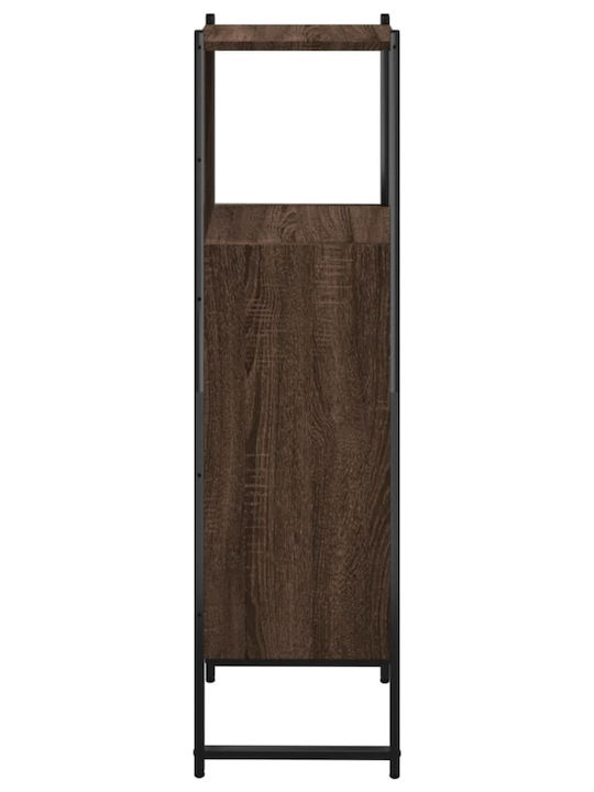 vidaXL Rafturi de baie Raft Baie Lemn 33x33x120.5cm Maro