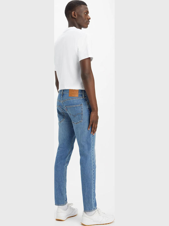 512 Men's Jeans Pants Elastic with Slim Tapered Fit Med Indigo Worn In