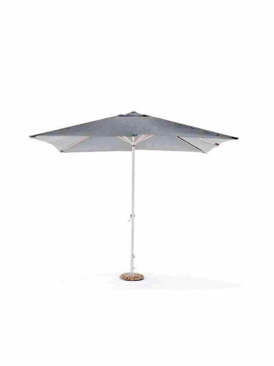 Umbrelă Metalică Gri 3x2m