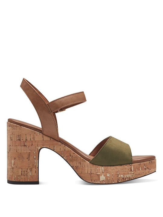 Marco Tozzi Women's Sandals Green