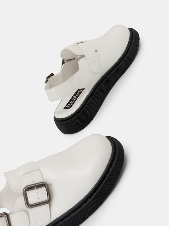 Sandale Casual Damă Alb A24-301-68243-Alb