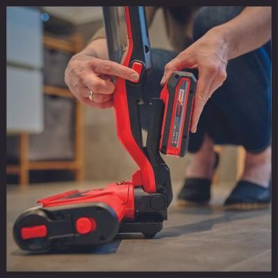 Einhell Cleanexxo Solo Επαναφορτιζόμενη Σκούπα Stick 18V Κόκκινη