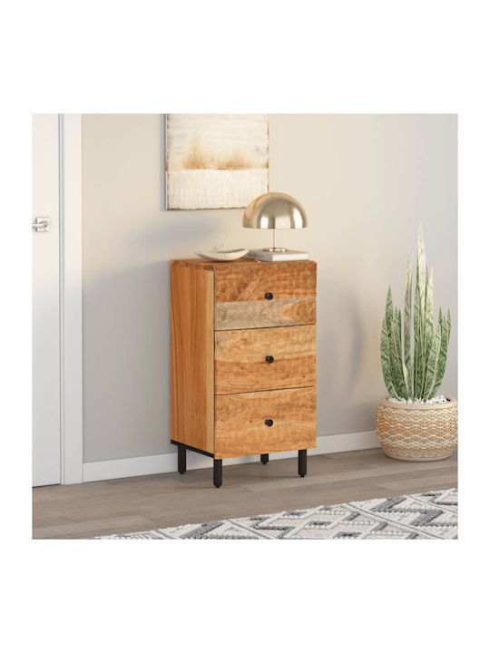 Cabinet Storage Solid Wood Acacia L40xW33xH75cm