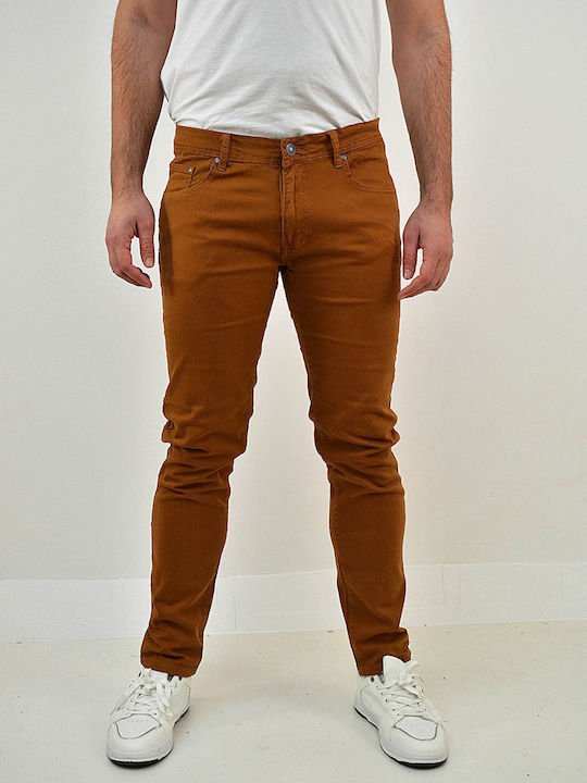 Pantaloni Chino Tabac Brown