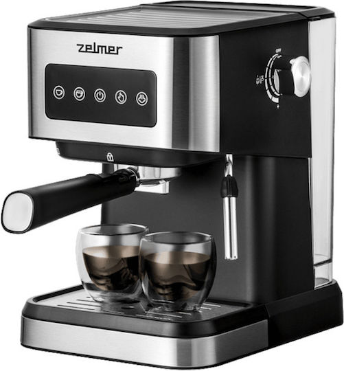 Zelmer Automatic Espresso Machine 1050W Pressure 20bar Silver ZCM6255