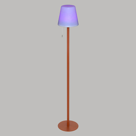 Atmosphera Zack LED Floor Lamp Height 108x18 cm with RGB Light Honey