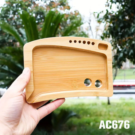 Panora Rolling Tray 21.6mm 17.8cm Γκρι